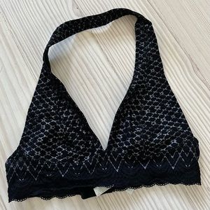 Free People halter lace bralette